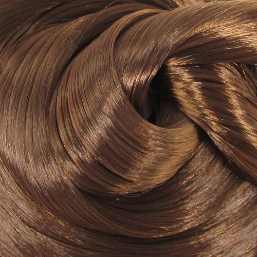Nylon doll hair chocolate - hair,