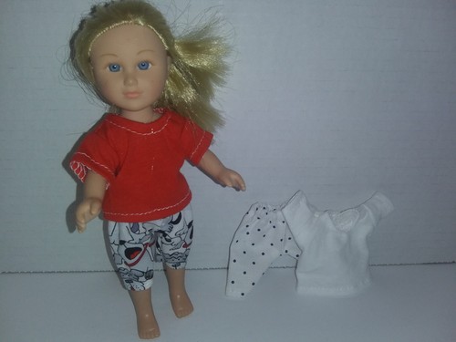 Doll clothes made - 6-7",