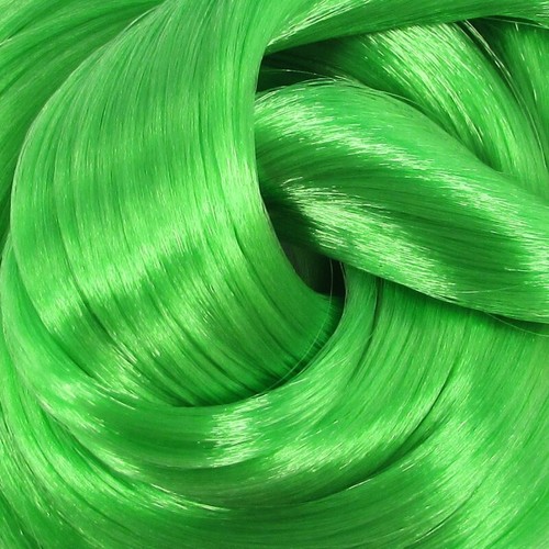Nylon doll hair green apple - hair,